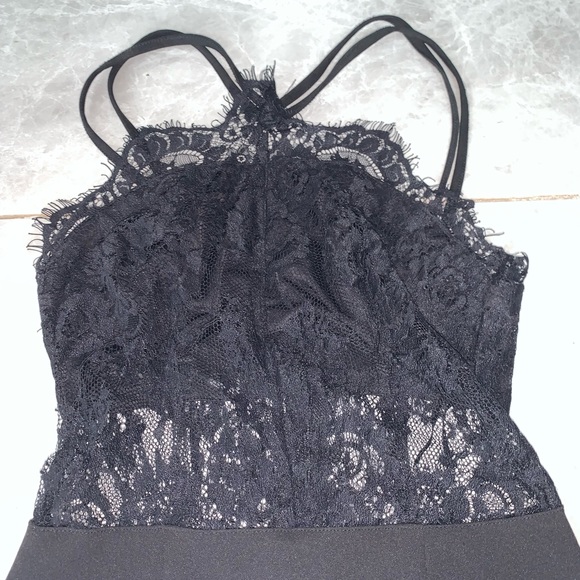 Black Bodycon Dress - Picture 2 of 3